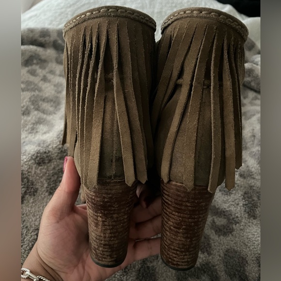 Frye Parker Fringe Booties - Picture 2 of 6